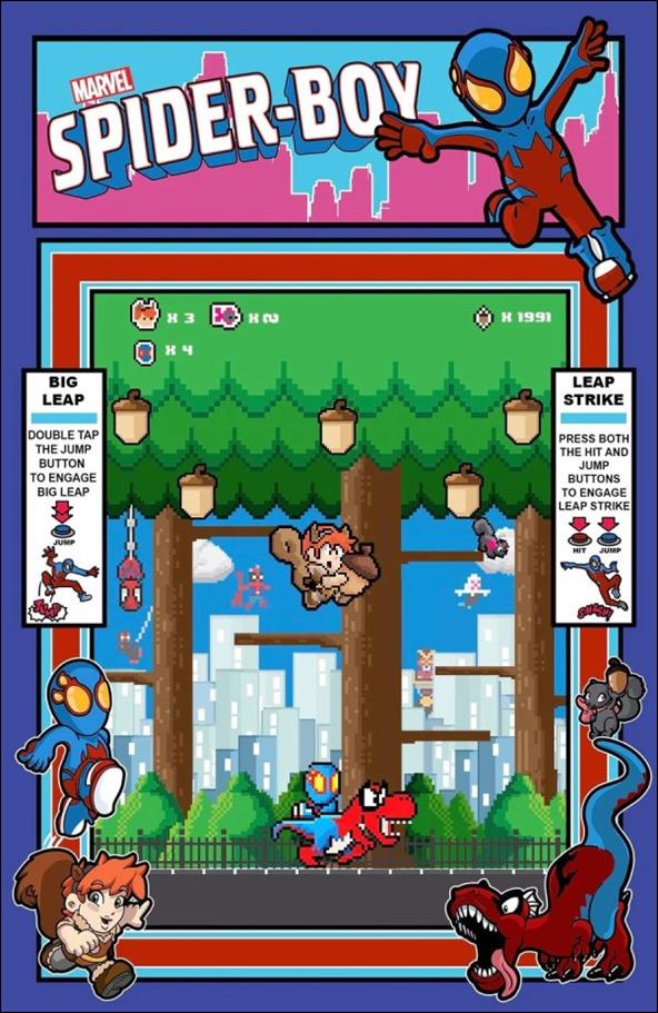Spider-Boy (2023) issue 1-X Matthew Waite 8-Bit Cover