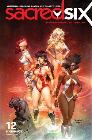 Sacred Six issue 12-C Raymund Bermudez Cover