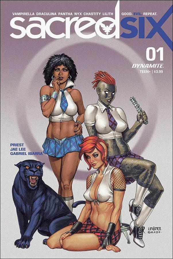 Sacred Six issue 1-F Joseph Michael Linsner 1:10 Cover