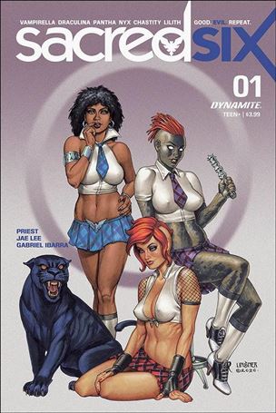 Sacred Six issue 1-F Joseph Michael Linsner 1:10 Cover