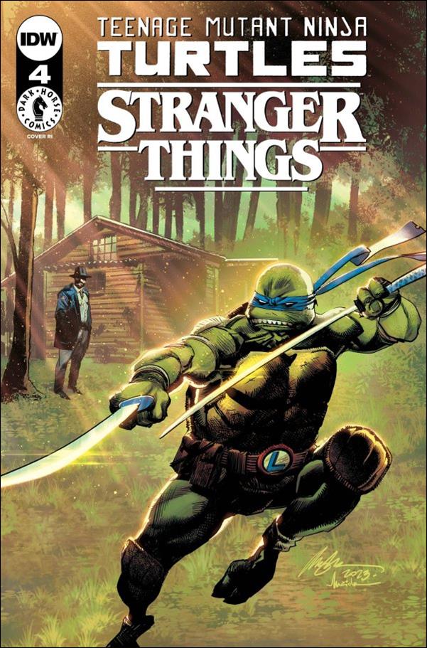 Teenage Mutant Ninja Turtles x Stranger Things issue 4-F Alberto Jimenez Alburquerque 1:50 Cover