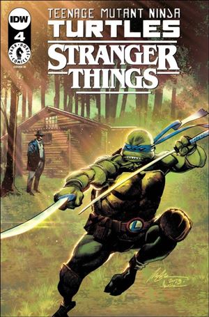 Teenage Mutant Ninja Turtles x Stranger Things issue 4-F Alberto Jimenez Alburquerque 1:50 Cover