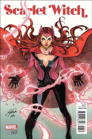 Scarlet Witch (2016) issue 3-C Siya Oum 1:25 Cover