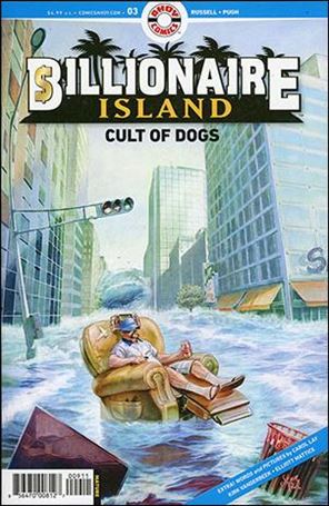 Billionaire Island: Cult of Dogs issue 3 Steve Pugh Cover