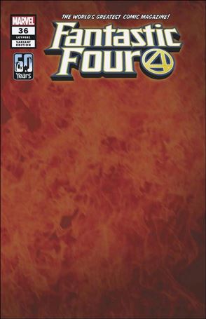 Fantastic Four (2018) issue 36-C Wraparound Flame Cover