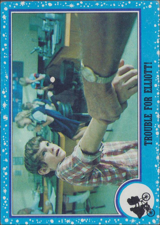 E.T. The Extra-Terrestrial (Base Set) card 33 Trouble For Elliott!