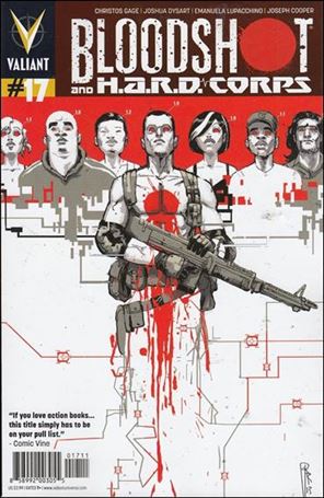 Bloodshot and H.A.R.D.Corps issue 17 Riley Rossmo Cover