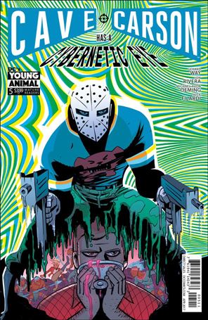 Cave Carson Has a Cybernetic Eye issue 5 Michael Avon Oeming Cover