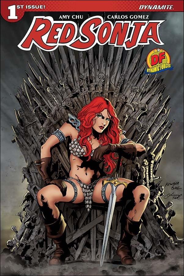 Red Sonja (2017) issue 1-M Kewber Ball Dynamic Forces Exclusive Cover