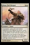 Magic the Gathering: Coldsnap (Base Set) card 9 Jotun Owl Keeper