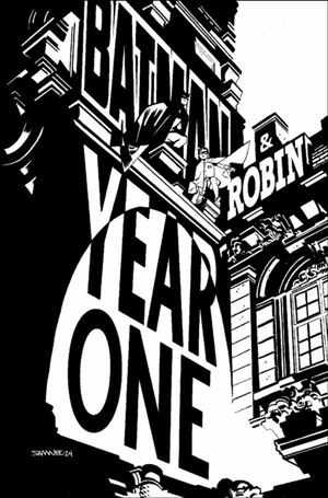 Batman and Robin: Year One  issue 1-F Chris Samnee Cover (Second Printing)