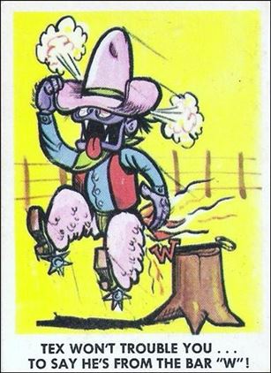 Weird-Ohs (Base Set) card 9 Tex Won't Trouble You...