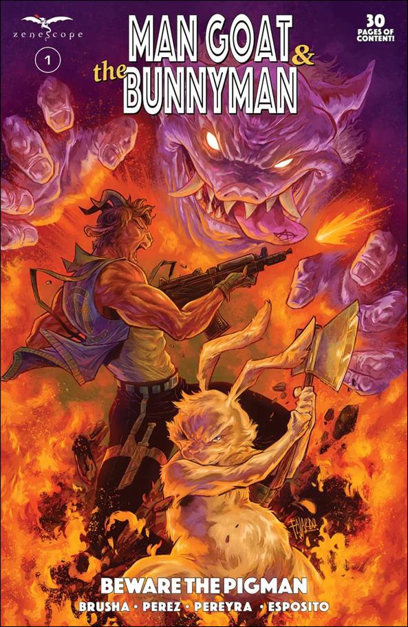 Man Goat & the Bunnyman: Beware the Pigman issue 1 Guillermo Fajardo Cover