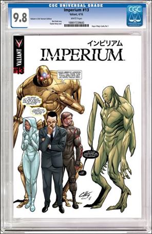 Imperium issue 13-C Clayton Henry Valiant x CGC Replica Cover