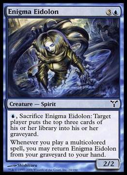 Magic the Gathering: Dissension (Base Set) card 24 Enigma Eidolon