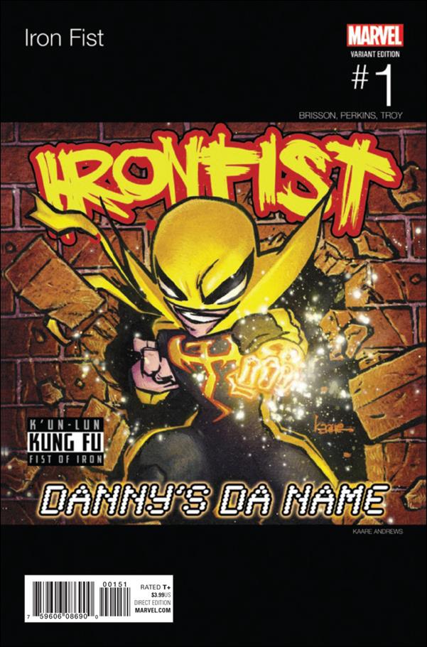 Iron Fist (2017) issue 1-B Kaare Andrews Hip Hop Cover