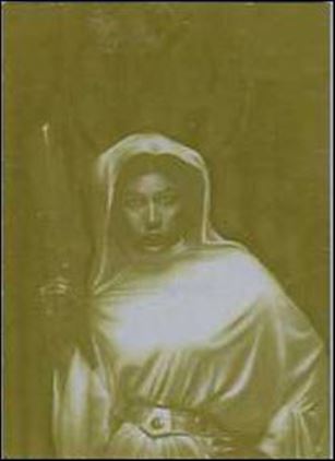 Star Wars Galaxy: Series 4 (Base Card Printing Plate Subset) card 3 Leia Organa - 1/1 Yellow