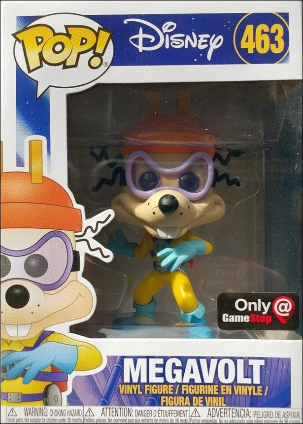 POP! Disney figure 463 Megavolt GameStop Exclusive