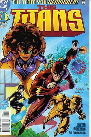 Titans (1999) issue 1-B Right Side Cover