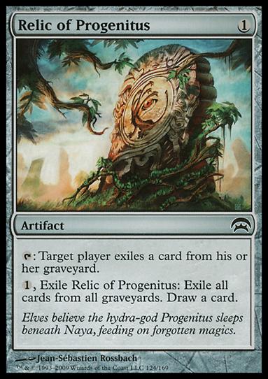 Magic the Gathering: Planechase (Base Set) card 124 Relic of Progenitus