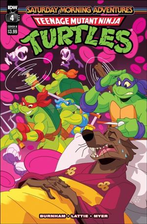 Teenage Mutant Ninja Turtles: Saturday Morning Adventures issue 4-B  Sean Galloway Cover