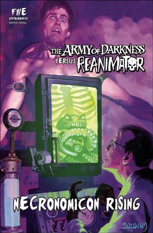 Army of Darkness vs Reanimator: Necronomicon Rising issue 5-C Arthur Suydam Cover