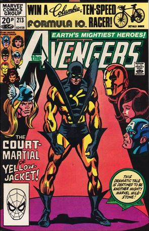 Avengers (1963) issue 213-B UK Price Cover