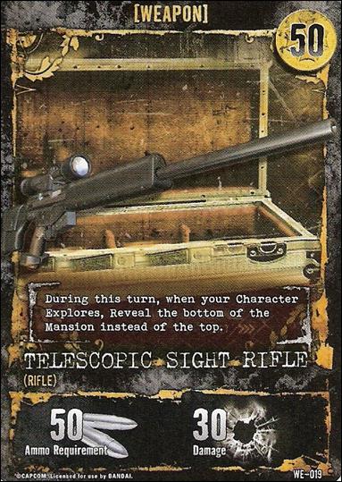 Resident Evil: Alliance (Base Set) card WE-019 Telescopic Sight Rifle (Rifle)