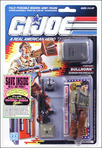 G.I. Joe: A Real American Hero 3 3/4" Basic Action Figures figure 123 Bullhorn (Intervention Specialist)  (Combat Pay)
