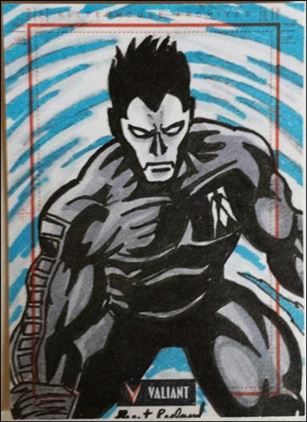 2013 Valiant Comics Preview Trading Card Set (Sketch Card Subset) card BR-02