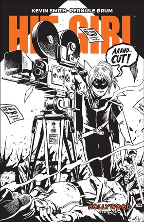 Hit-Girl Season Two issue 4-B Francesco Francavilla Black & White Cover