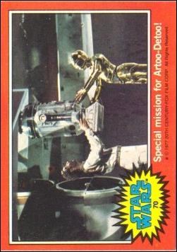 Star Wars: Series 2 (Base Set) card 70 Special mission for Artoo-Detoo!