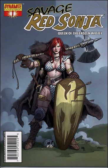 Savage Red Sonja: Queen of the Frozen Wastes issue 1-G Frank Cho Gold Foil Cover