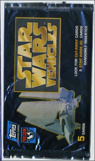 Star Wars Vehicles card 2 Sealed Pack