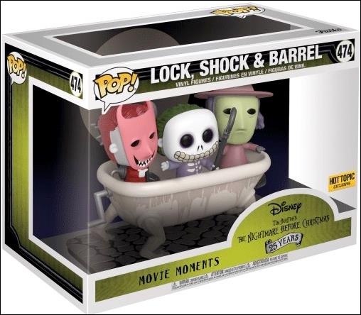 POP! Disney figure 474 Lock, Shock & Barrel Hot Topic Exclusive
