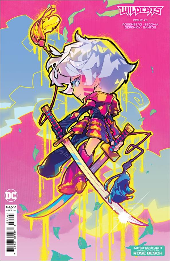 WildC.A.T.s (2022) issue 11-C Rose Besch Creator Cardstock Cover