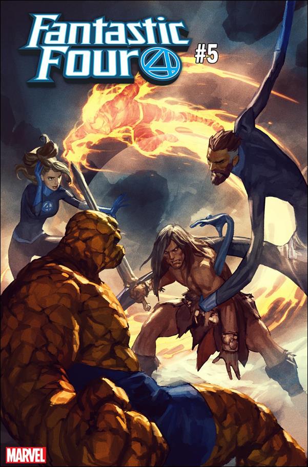 Fantastic Four (2018) issue 5-C Gerald Parel Conan Vs. Marvel Cover