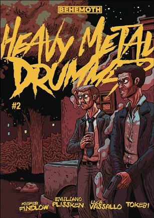 Heavy Metal Drummer issue 2-C Suits Cover