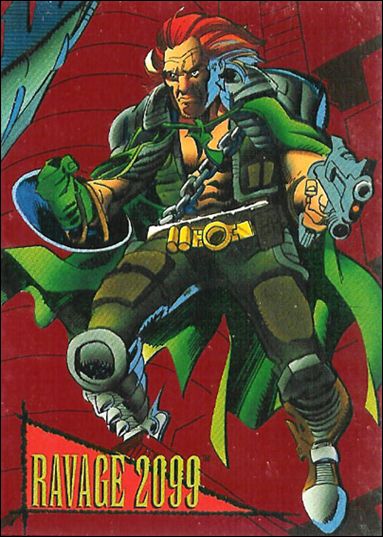 Marvel Universe: Series 4 (2099 Red Foil-Stamped Subset) card 3 Ravage 2099