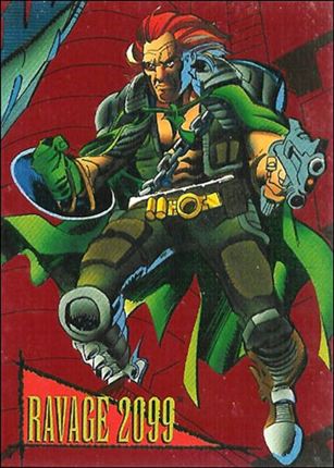 Marvel Universe: Series 4 (2099 Red Foil-Stamped Subset) card 3 Ravage 2099