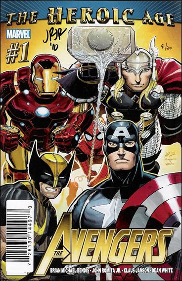 Avengers (2010) issue 1-L Romita Jr. Cover (DF Signed by Romita Jr. 1/210)