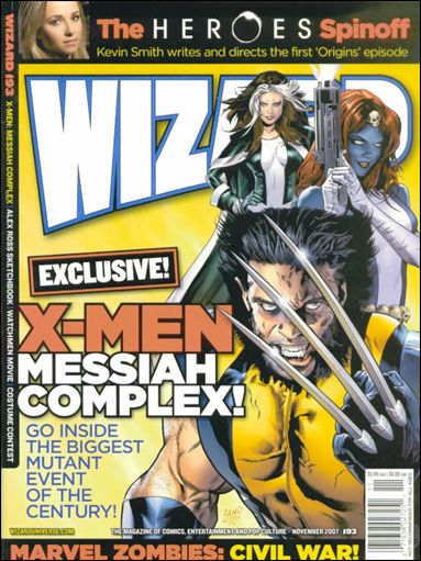 Wizard: The Magazine of Comics, Entertainment and Pop Culture issue 193 Messiah Complex Cover