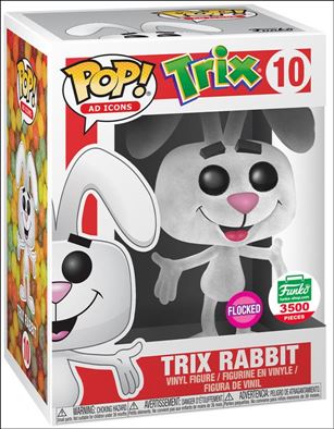 POP! Ad Icons figure 10-B Trix Rabbit (Flocked) 1/3500