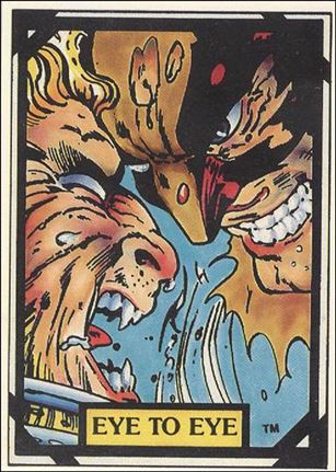 Wolverine Trivia (Base Set) card 15 Eye to Eye