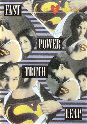Lois and Clark: The New Adventures of Superman (Diffuser Chip Foil Subset) card L&C4 FAST     POWER      TRUTH     LEAP