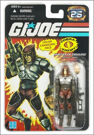 G.I. Joe 25th Anniversary Basic 3 3/4" Action Figures figure 26 Zartan (Master of Disguise)