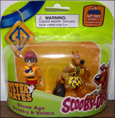Scooby-Doo: Mystery Mates figure 6 Stone Age Scooby and Velma