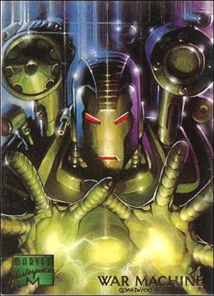 1995 Marvel Masterpieces (Base Set) card 109 War Machine
