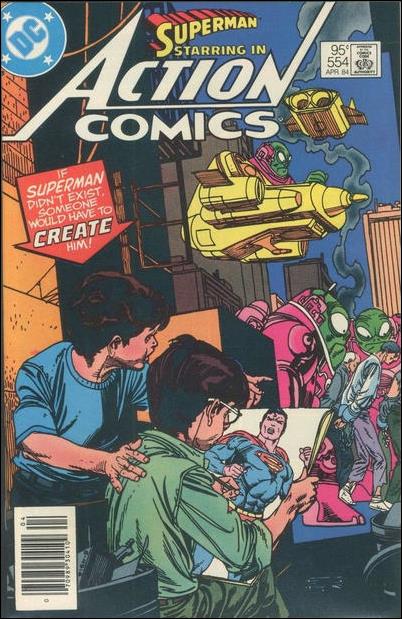 Action Comics (1938) issue 554-C Canadian Price Cover
