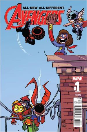 All-New, All-Different Avengers Annual issue 1-D Skottie Young Baby Cover